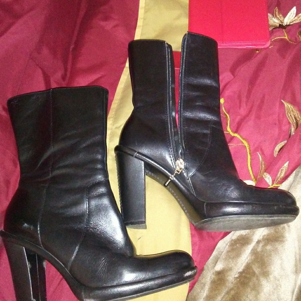 90's Retro Tommy hilfiger Leather boots